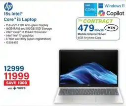Incredible Connection HP 15s Intel Core i5 Laptop offer