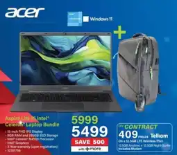 Incredible Connection Acer Aspire Lite 15 Intel Celeron Laptop Bundle offer