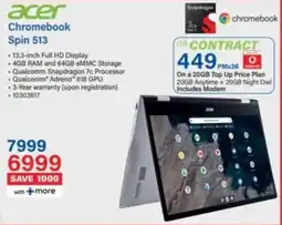 Incredible Connection Acer Chromebook Spin 513 offer