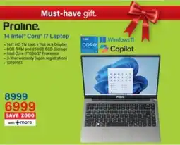 Incredible Connection Proline 14 Intel Core i7 Laptop offer