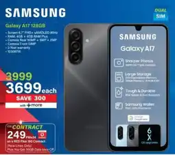 Incredible Connection Samsung Galaxy A17 128GB offer