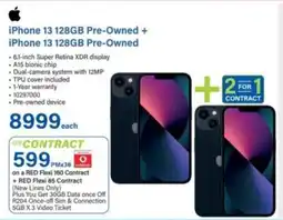 Incredible Connection iPhone 13 128GB Pre-Owned + iPhone 13 128GB Pre-Owned offer