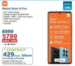 Incredible Connection Xiaomi Redmi Note 14 Pro offer
