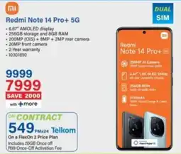 Incredible Connection Xiaomi Redmi Note 14 Pro+ 5G offer