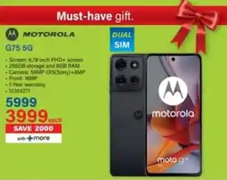 Incredible Connection Motorola G75 5G offer