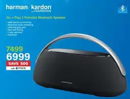 Incredible Connection Harman/ Kardon Go + Play 3 Portable Bluetooth Speaker offer