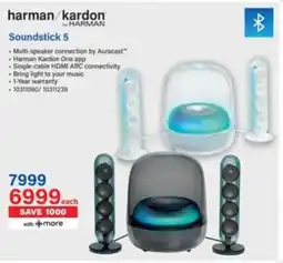 Incredible Connection Harman/ Kardon Soundstick 5 offer