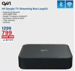 Incredible Connection QVWI 4K Google TV Streaming Box-LeapS3 offer