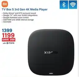 Incredible Connection Xiaomi TV Box S 3rd Gen 4K Media Player offer