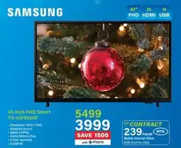 Incredible Connection Samsung 43-inch FHD Smart TV-43F6000F offer