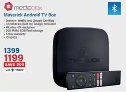 Incredible Connection Mediabox Maverick Android TV Box offer
