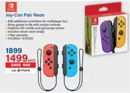 Incredible Connection Nintendo Joy-Con Pair Neon offer
