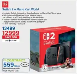 Incredible Connection Nintendo Switch 2 + Mario Kart World offer