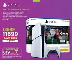 Incredible Connection PS5 Slim Disc Standard + Ea Fc 26 offer