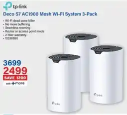 Incredible Connection Tp-link Deco S7 AC1900 Mesh Wi-Fi System offer