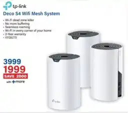 Incredible Connection Tp-link Deco S4 Wifi Mesh System offer