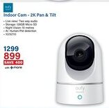 Incredible Connection Cufy Indoor Cam 2K Pan & Tilt offer