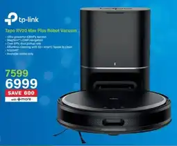 Incredible Connection Tp-link Tapo RV20 Max Plus Robot Vacuum offer