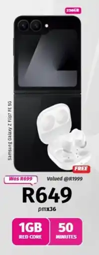 Vodacom Samsung Galaxy Z Flip 7 FE 5G offer
