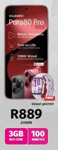Vodacom Huawei Pura80 Pro offer