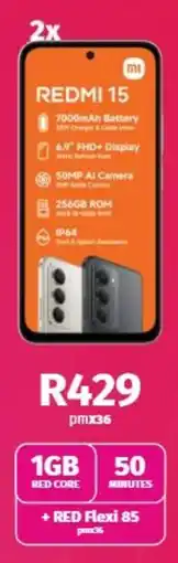 Vodacom Redmi 15 offer