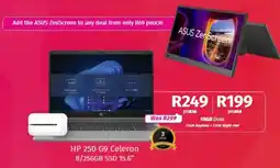 Vodacom HP 250 G9 Celeron 8/256GB SSD 15.6" offer
