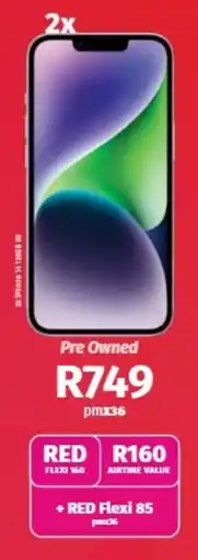 Vodacom iPhone 14 128GB Pre Owned offer