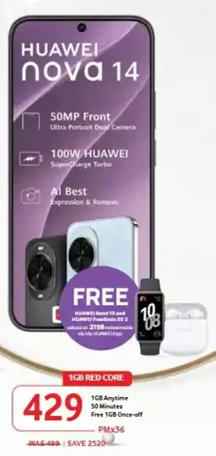 Vodacom Huawei Nova 14 offer