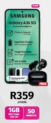 Vodacom Samsung Galaxy A36 5G offer