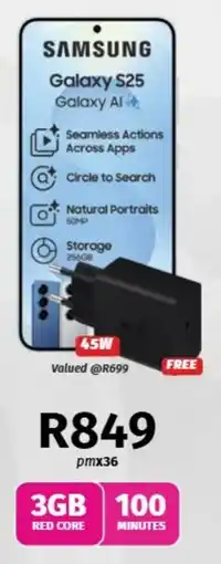 Vodacom Samsung Galaxy S25 offer