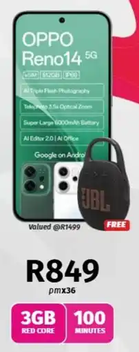 Vodacom OPPO Reno14 5G offer