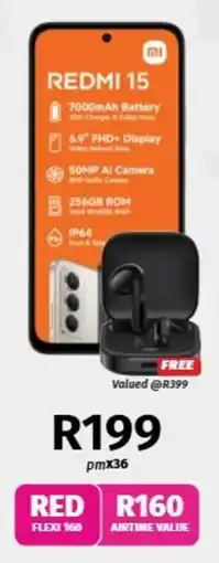 Vodacom Redmi 15 offer