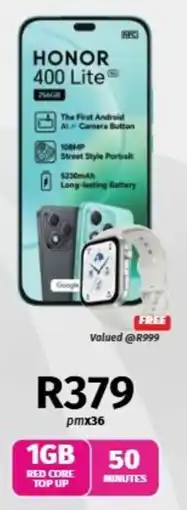 Vodacom HONOR 400 Lite offer