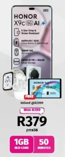 Vodacom Honor X9c 5G offer