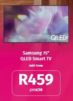 Vodacom Samsung 75" QLED Smart TV offer