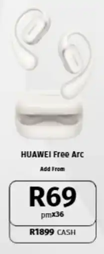 Vodacom HUAWEI Free Arc offer