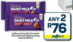 Pick n Pay Hypermarket Cadbury Dairy Milk Chocolate Slab Assorted offer