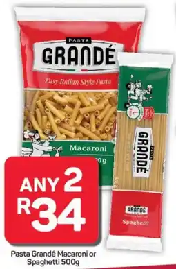 Pick n Pay Hypermarket Pasta Grande Macaroni or Spaghetti offer
