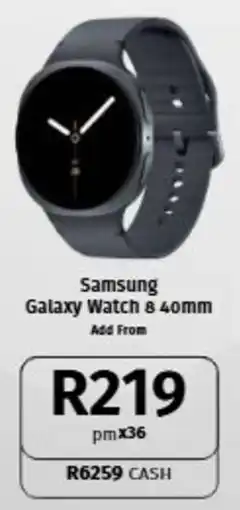 Vodacom Samsung Galaxy Watch 8 40mm offer