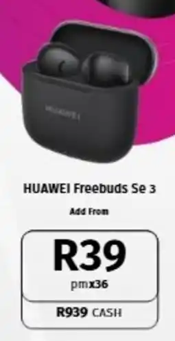 Vodacom HUAWEI Freebuds Se 3 offer