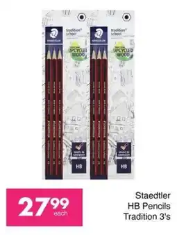 Save Staedtler HB Pencils Tradition offer