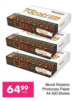 Save Mondi Rotatrim Photocopy Paper A4 500 Sheets offer