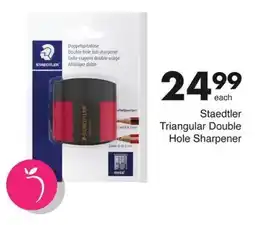 Save Staedtler Triangular Double Hole Sharpener offer