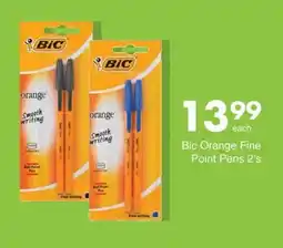 Save Bic Orange Fine Point Pens offer