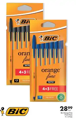Save Bic Orange Fine Point Pens offer