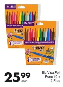 Save Bic Visa Felt Pens offer