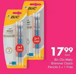Save Bic Clic Matic Shimmer Clutch Pencils offer