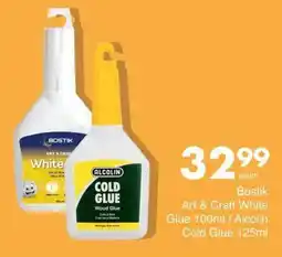 Save Bostik Art & Craft White Glue/ Alcolin Cold Glue offer