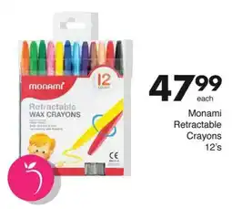 Save Monami Retractable Crayons offer