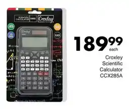 Save Croxley Scientific Calculator CCX285A offer